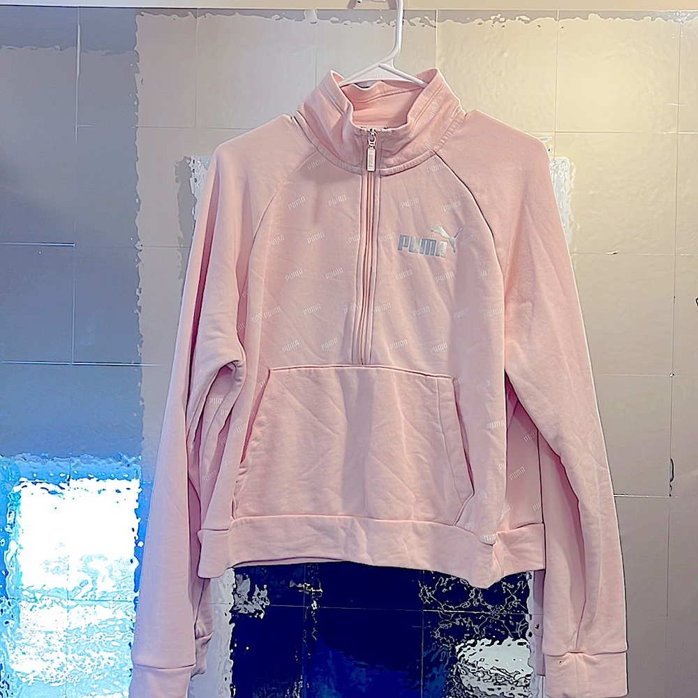 PUMA OVER HEAD SWEATER TURTLENECK ZIP-UP